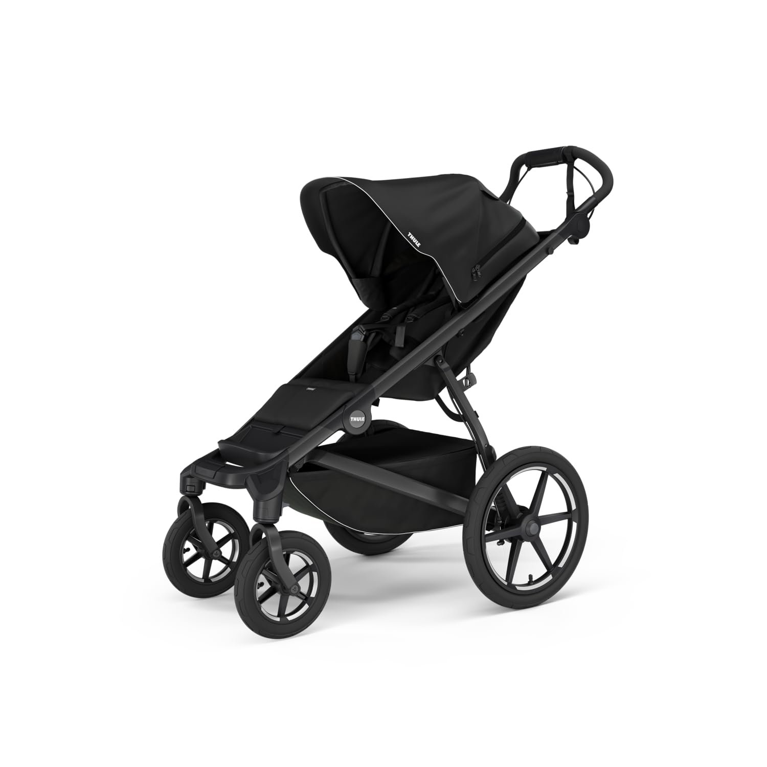 Thule Urban Glide 4-Wheel Single Child All-Terrain Stroller, Full-Suspension System, Air-Filled Tires, Upright seat with Adjustable Recline and Built-in Leg Rest, Baby Stroller