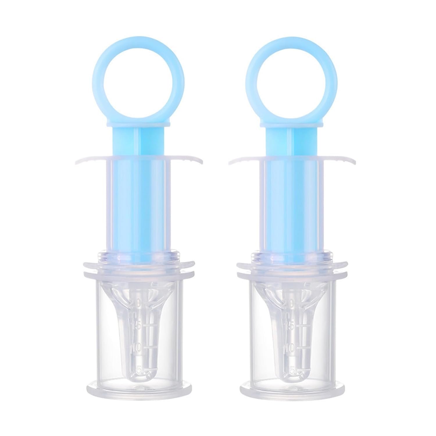 BabyX Kids Baby Oral Syringe & Dispenser Calibrated for Liquid Medicine, Reduce Mess, Easy Way to Orally Administer Medication, Includes Bottle Adapter, 2 Pack