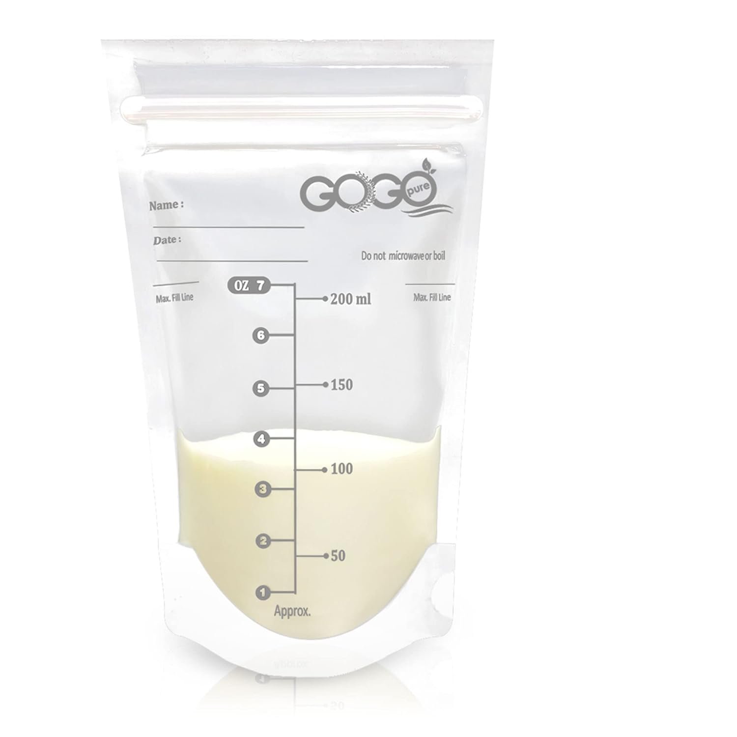 240 CT (4 Pack of 60 Bags) Best Value Pack Breastmilk Storage Bags – 7 OZ, EACH PRE-STERILIZED By Gamma Ray, BPA Free, Leak Proof Double Zipper Seal, Self Standing, for Refrigeration and Freezing