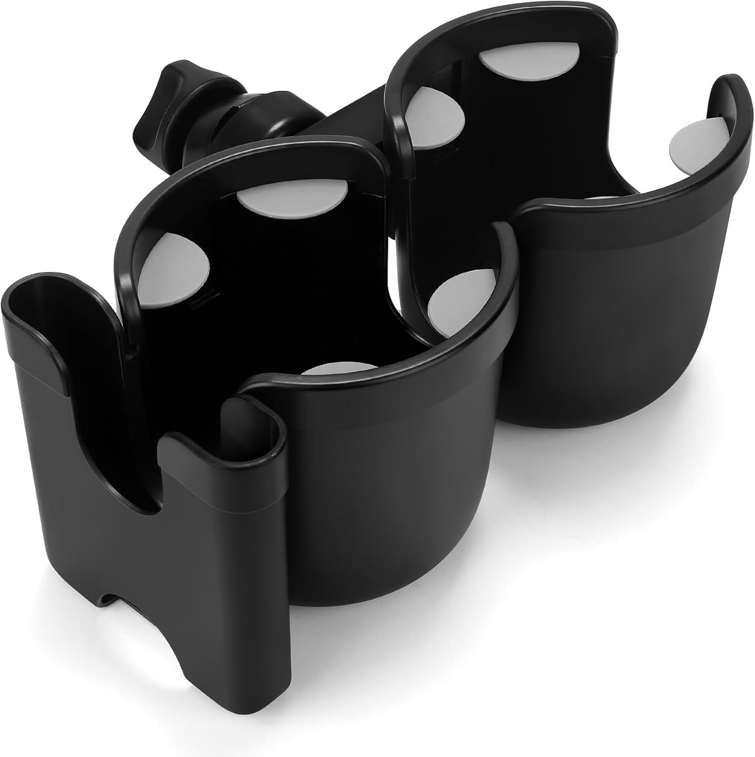 Accmor Stroller Cup Holder with Phone Holder, Bike Cup Holder, Universal Cup Holder for Uppababy Nuna Doona Strollers, 2-in-1 Cup Phone Holder for Walker Wheelchair Scooter Accessory