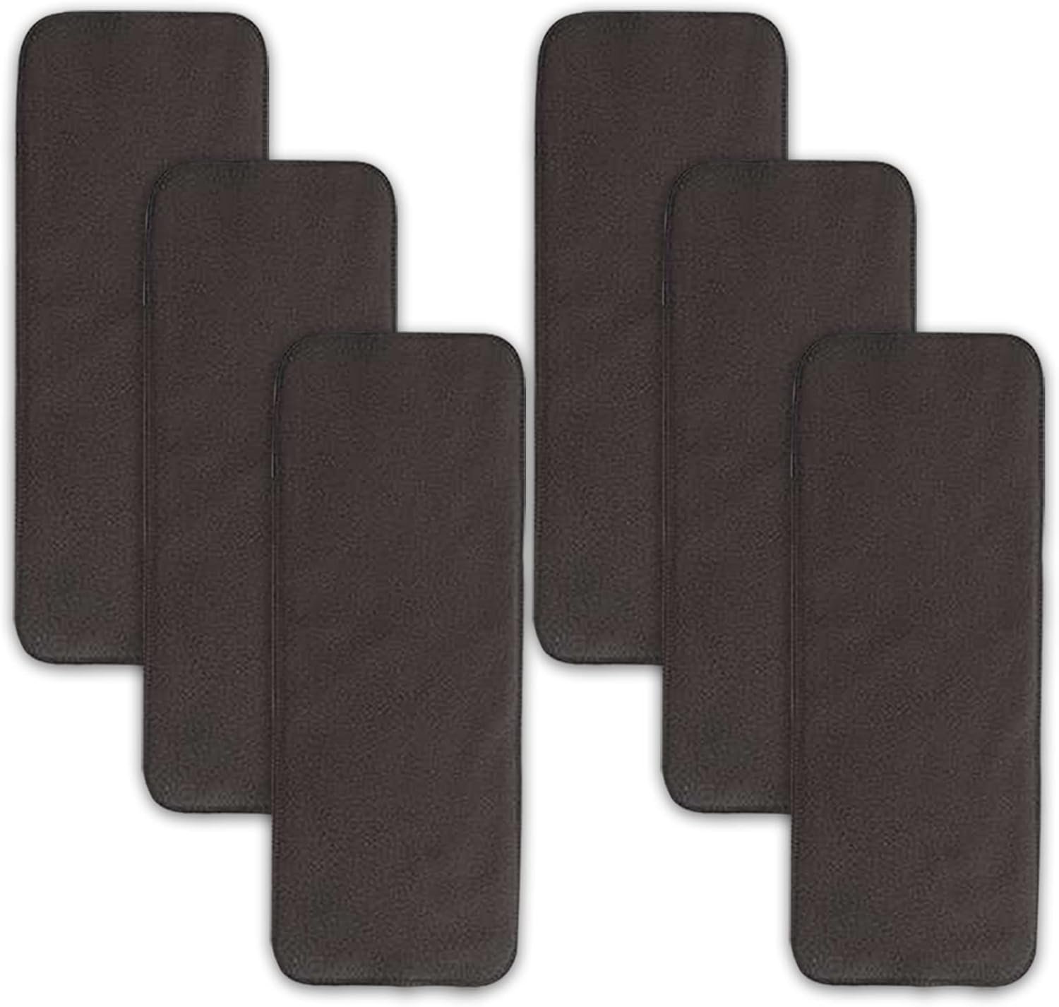 6 Pack Adult Cloth Diaper Inserts Liners Non-Disposable Changing Pads 5 Layer Diaper Pad Non-Disposable Changing Pad Liners Pocket Diapers Absorbent Pads Reusable Cloth Diapers Inserts