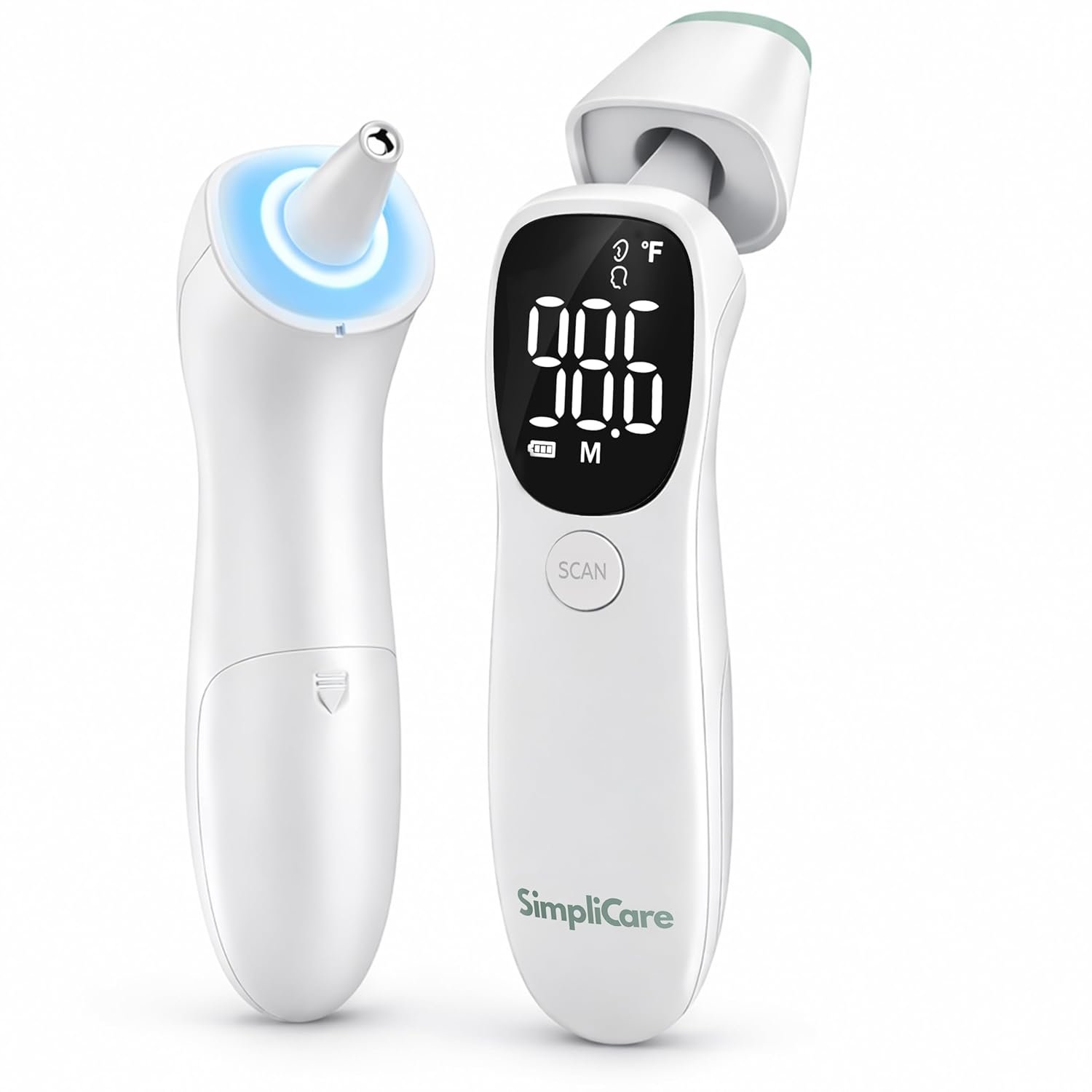 Baby Thermometer, FDA 510(k) Cleared Ear Thermometer for Kids Adults Infants, Baby Essentials, Ear & Forehead Thermometer (Touch), 2-in-1 Dual Mode, Digital Ear Thermometer (AET-R842)