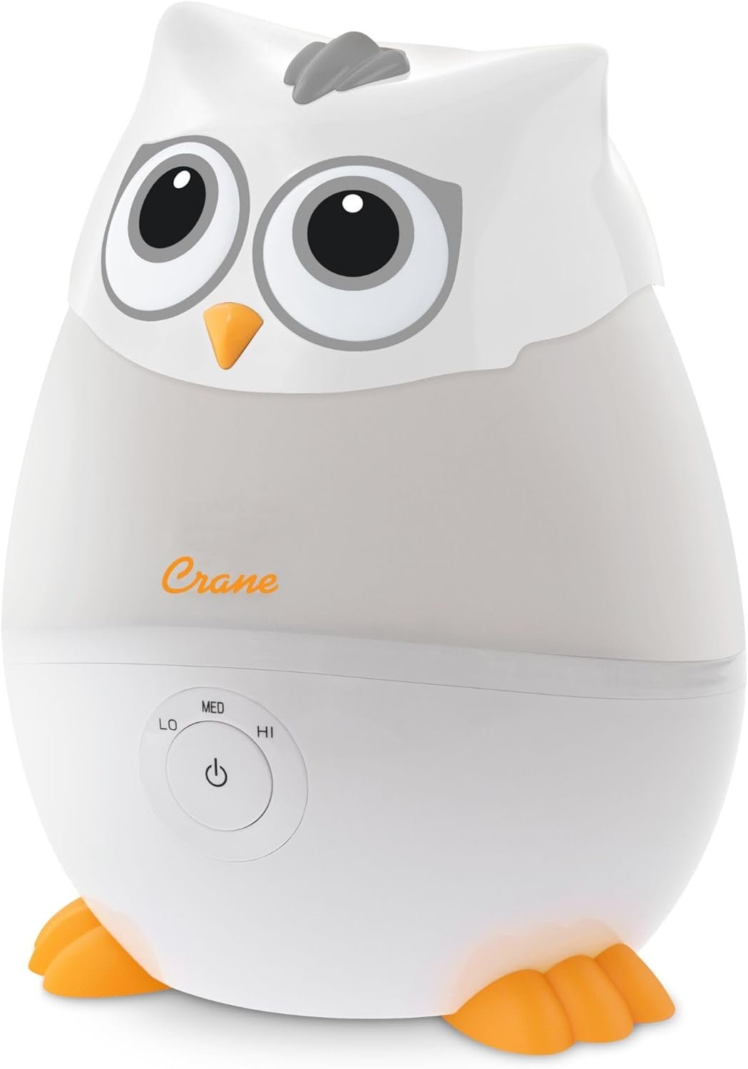 Crane Baby Mini Adorable Snow Owl Baby Humidifier, 0.5 Gal Cool Mist Humidifiers with Aroma Tray and Nightlight, Whisper Quiet Ultrasonic Humidifier for Baby and Toddler Room, Congestion Relief