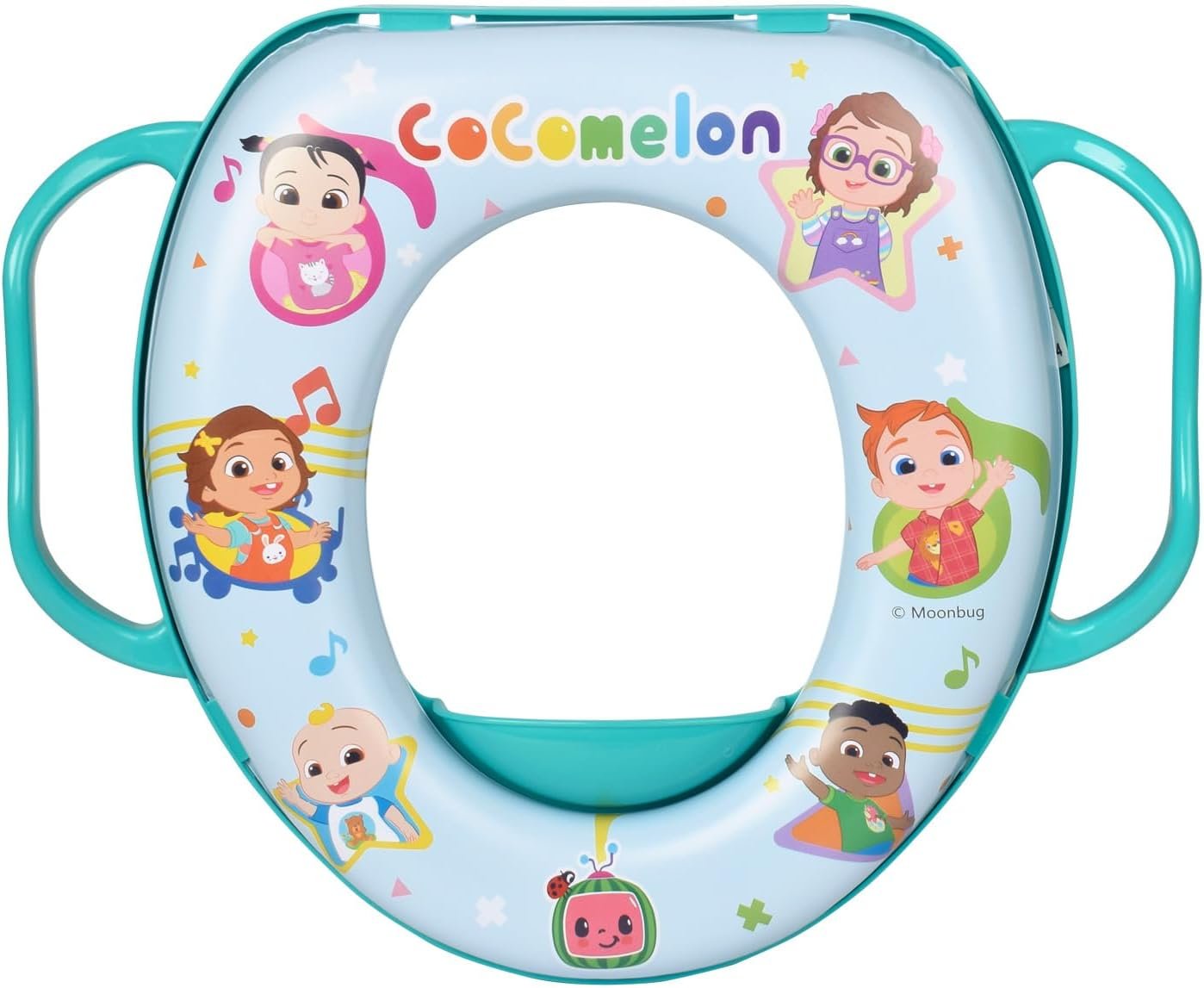 CoComelon Soft Potty Training Seat with Storage Hook, Toddlers 12M+