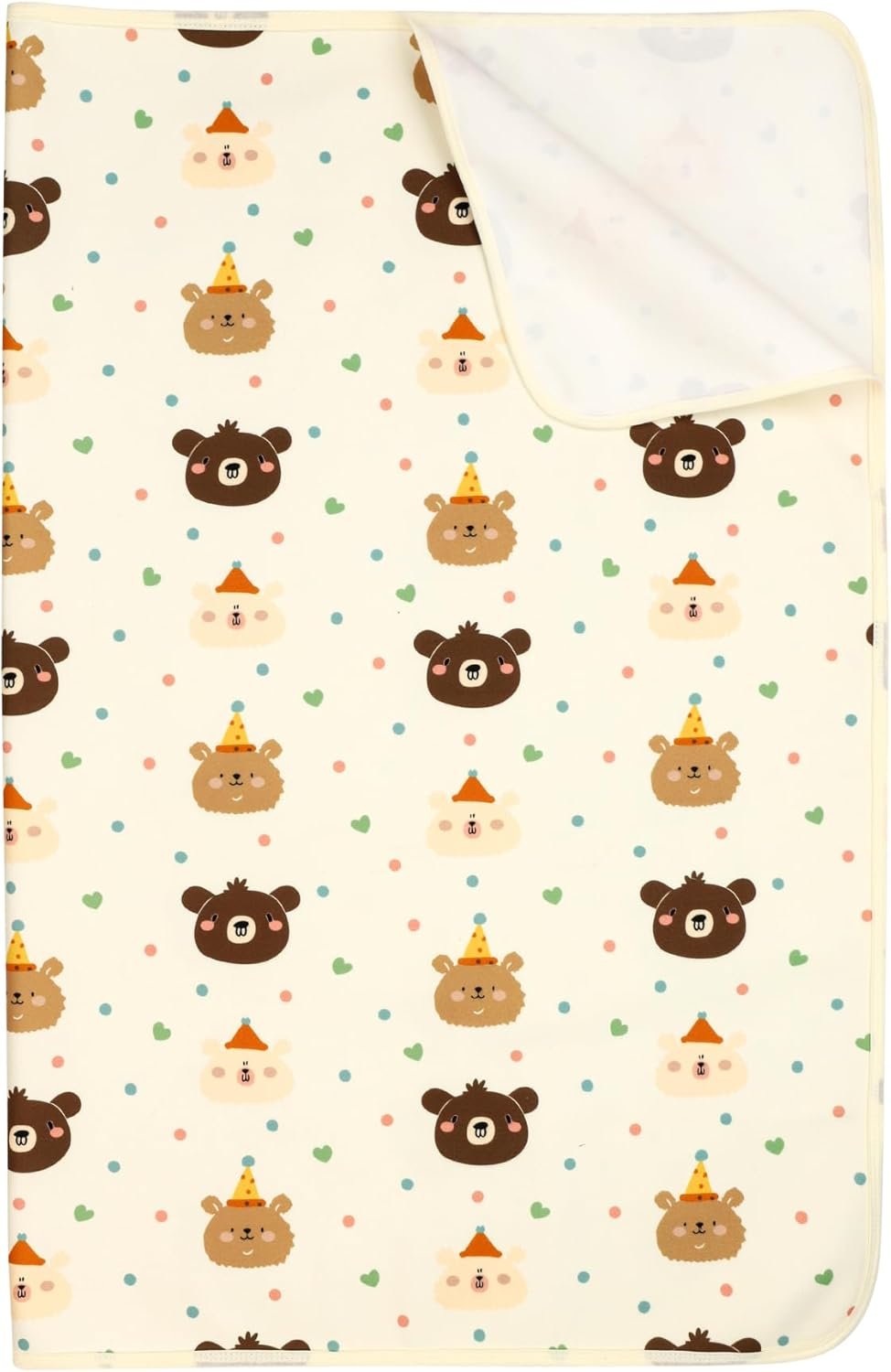 Baby & Kids Pee Pads, Washable Waterproof Reusable Bed Pad for Potty Training, Bedwetting & Diaper Changing, 31″×39″ Mattress Protector for Crib & Toddler Bed, Bear