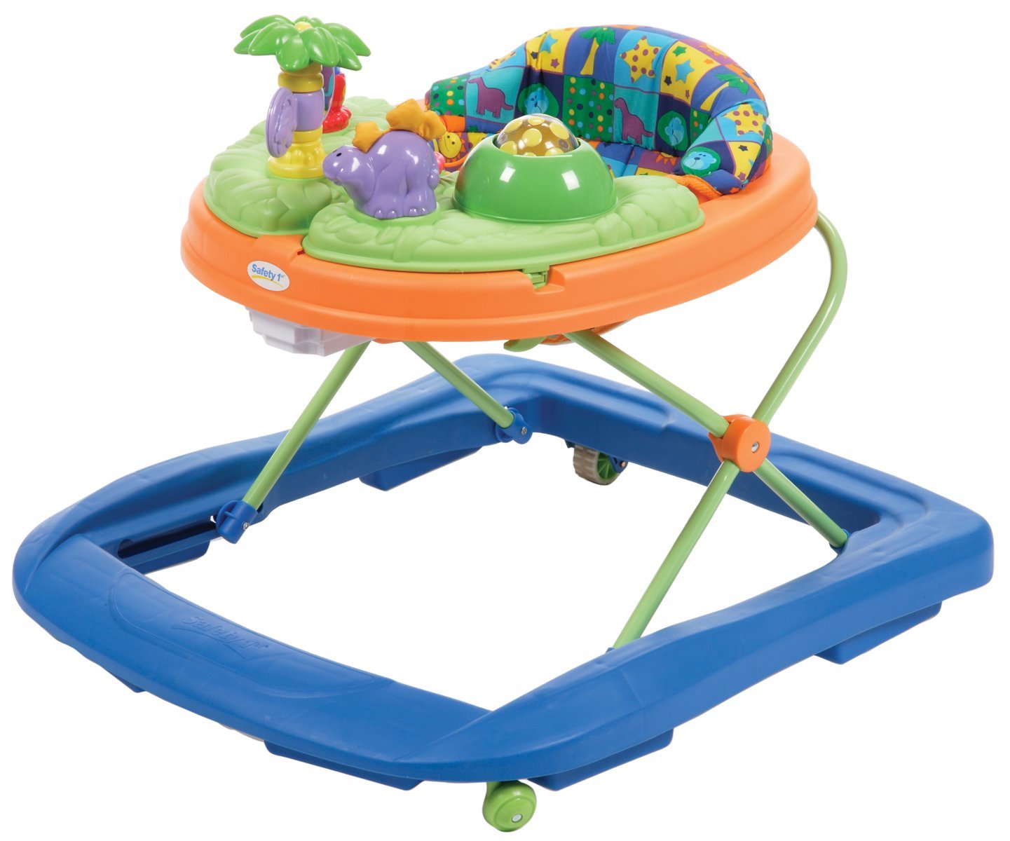 Safety 1st Dino Sounds ‘n Lights Discovery Baby Walker with Activity Tray