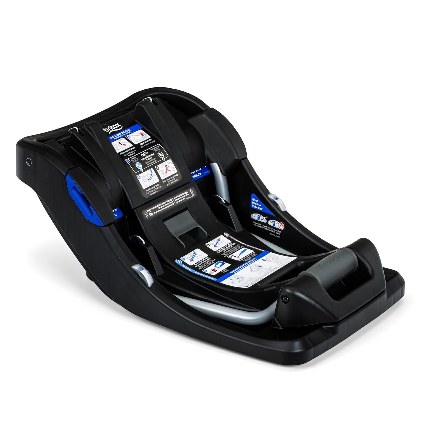 Britax StayTight Infant Car Seat Base — Extra Base for Arbor Infant Car Seat/Phases Travel System; Includes Automatic Seat Belt Tensioner and Lock-Off DuoConnect System