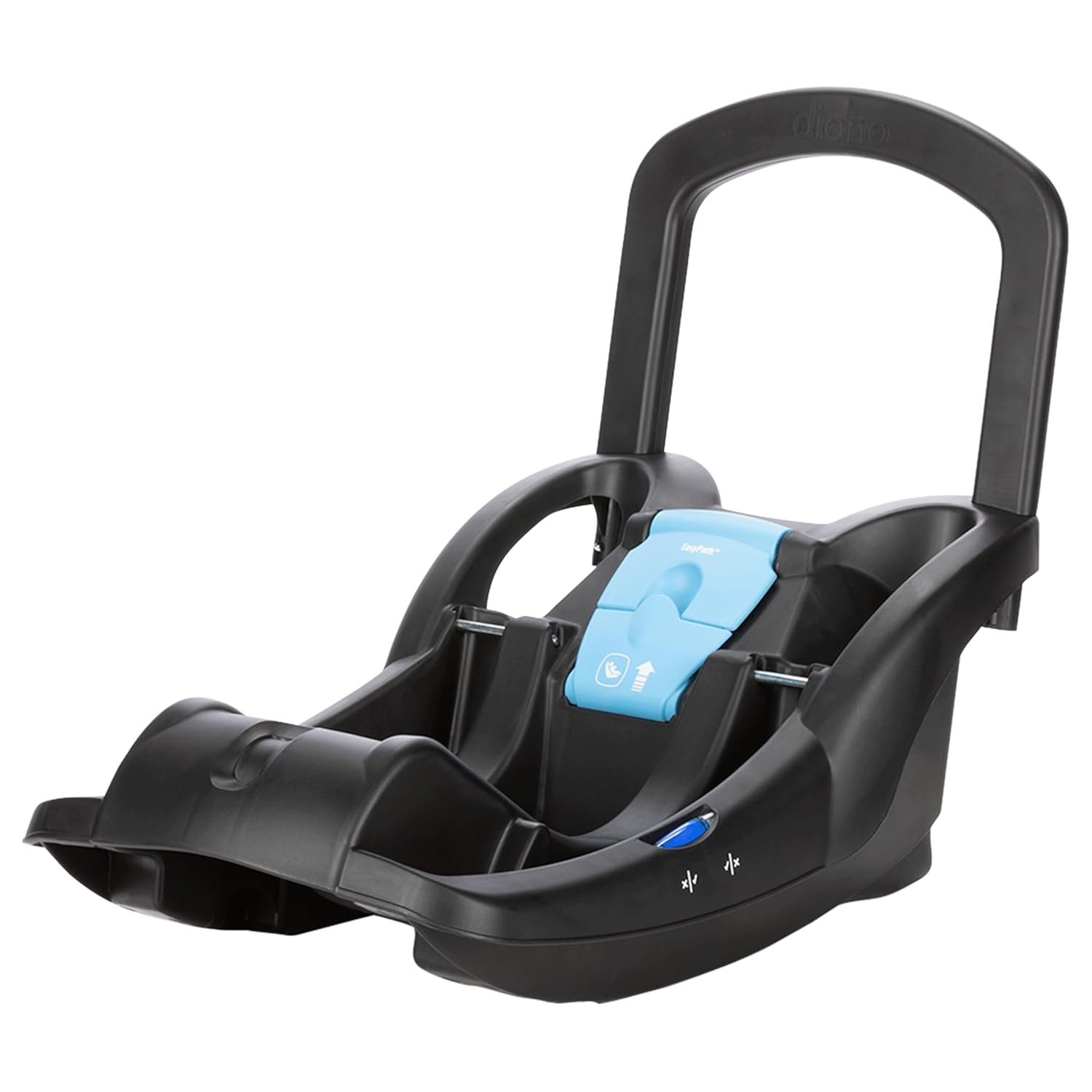 Diono LiteClik30 R and RX SafePlus Base, Stay-in-Car Base for Second Vehicle, Compatible with LiteClik30 R and RX SafePlus Car Seats, Features Steel Anti-Rebound Bar (Black)