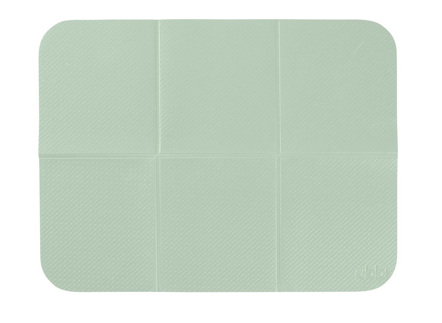 Ubbi On-the-Go Diaper Changing Baby Mat, Soft and Comfortable, Must Have for Newborns, Easy to Clean, Portable Folding Pad, Infant Traveling Accessories, Sage Green, 16″ x 21″