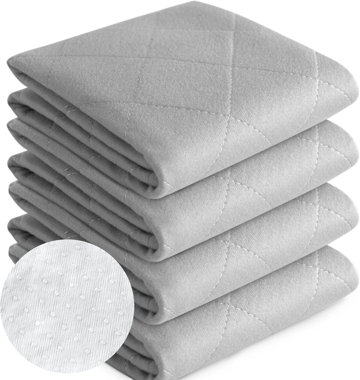 Incontinence Bed Pads (2 Pack),18×24 inches Washable Pee Pads for Adults, Kids & Dogs, Highly Absorbent Waterproof UnderPads, Bed Pads for Incontinence Washable