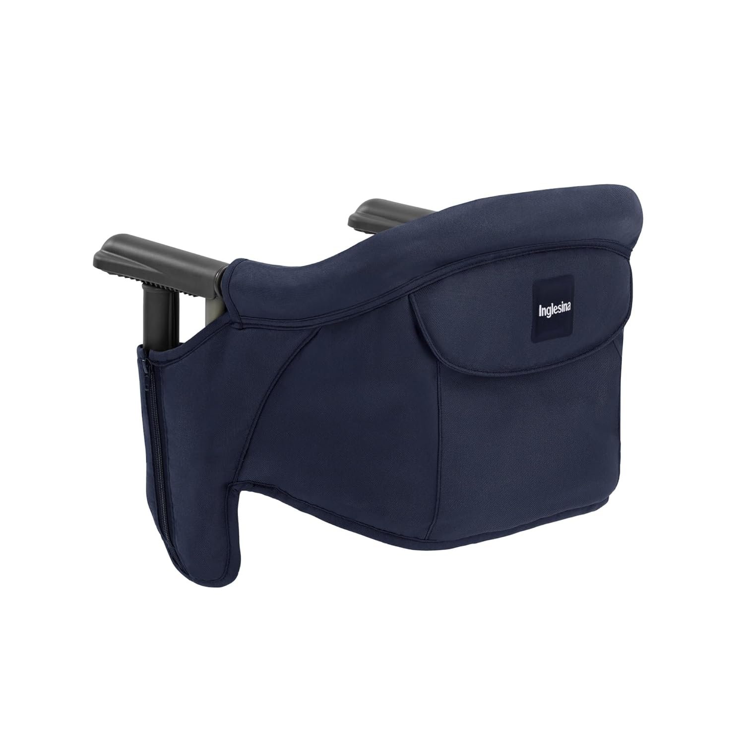Inglesina Fast Table Chair, Navy – Portable Baby High Chair – for Babies & Toddlers up to 37 lbs – Collapsible Design – Fits Tables 0.8” to 3.5” Thick – Compact & Easy to Use – Travel Bag Included