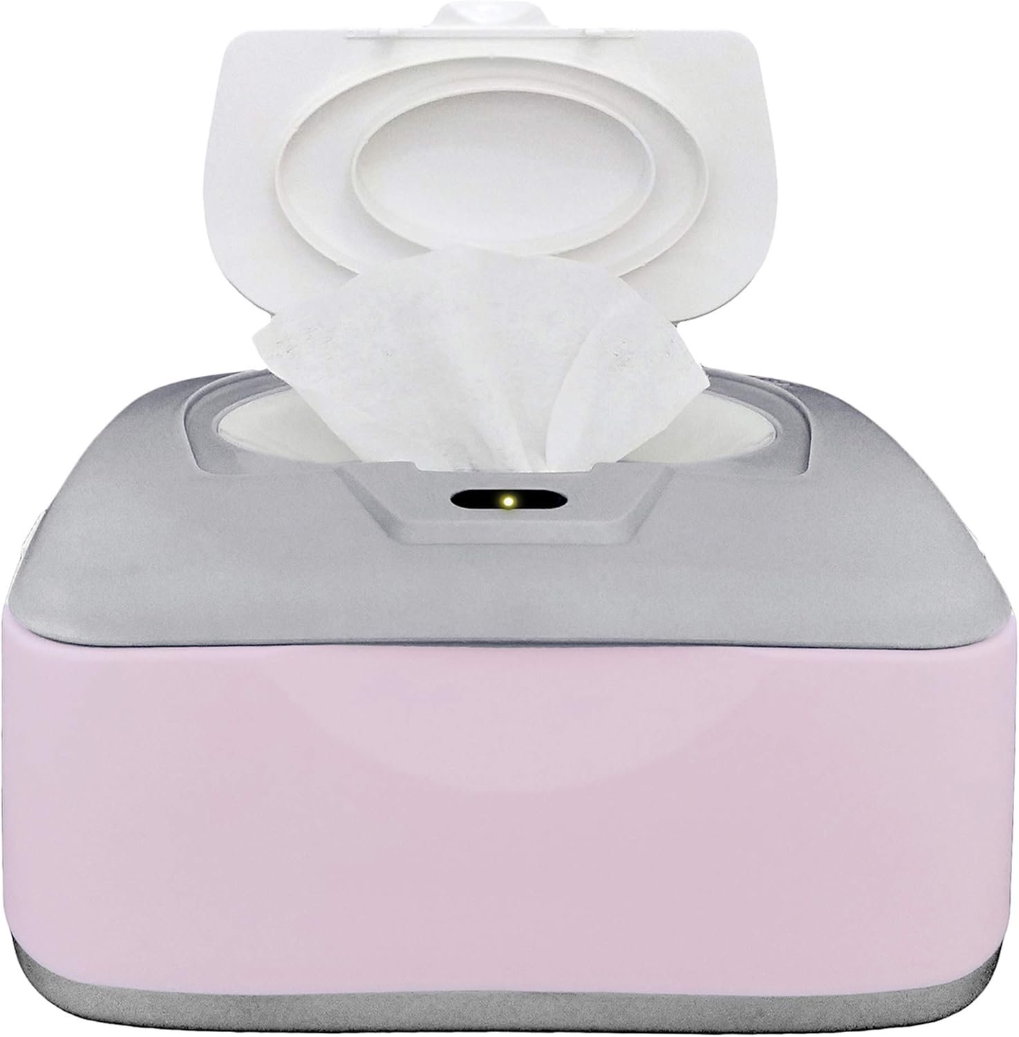 GOGO pure Baby Wet Wipes Warmer & Dispenser, Holder and Case – Purple, Playful/Cute, with Easy Press On/Off Switch, Holds 100 Wipes, Worldwide Use