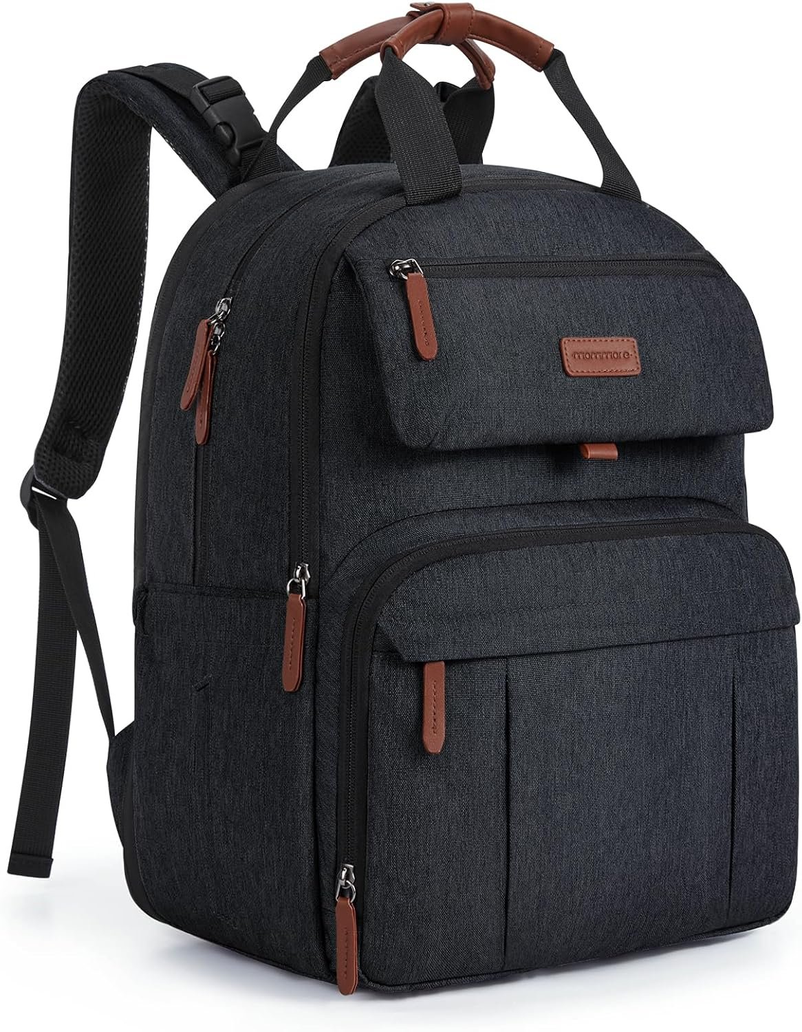 mommore Diaper Bag Backpack, Baby Bag for Girls & Boys, Water Resistant Travel Diaper Backpack with Changing Pad, Baby Shower Gifts & Registry Must Haves