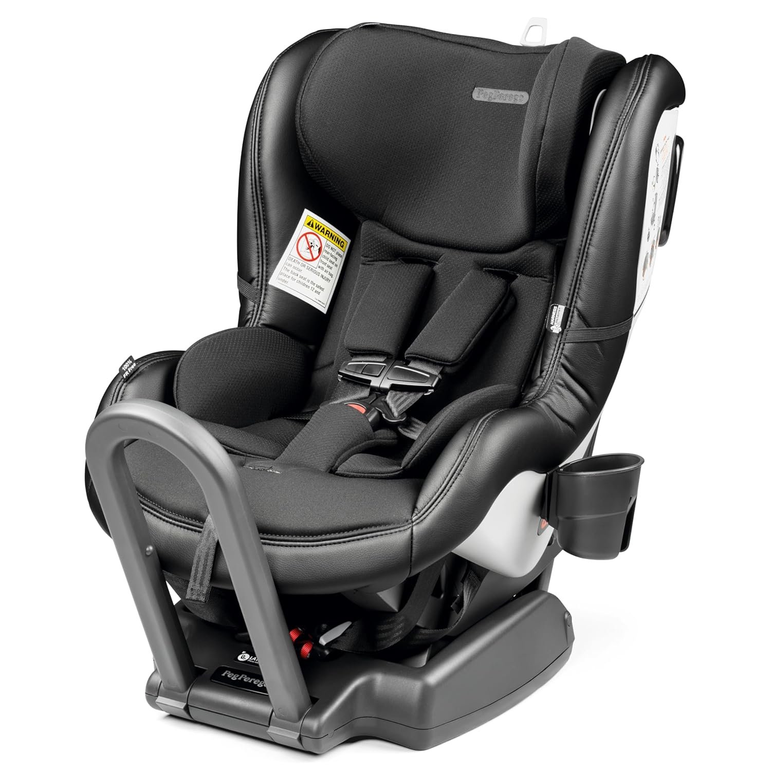 Peg Perego Primo Viaggio Convertible Kinetic – Reversible Car Seat – Rear Facing for Children 5 to 45 lbs and Forward Facing for Children 26.5 to 65 lbs – Made in Italy – Licorice (Black)