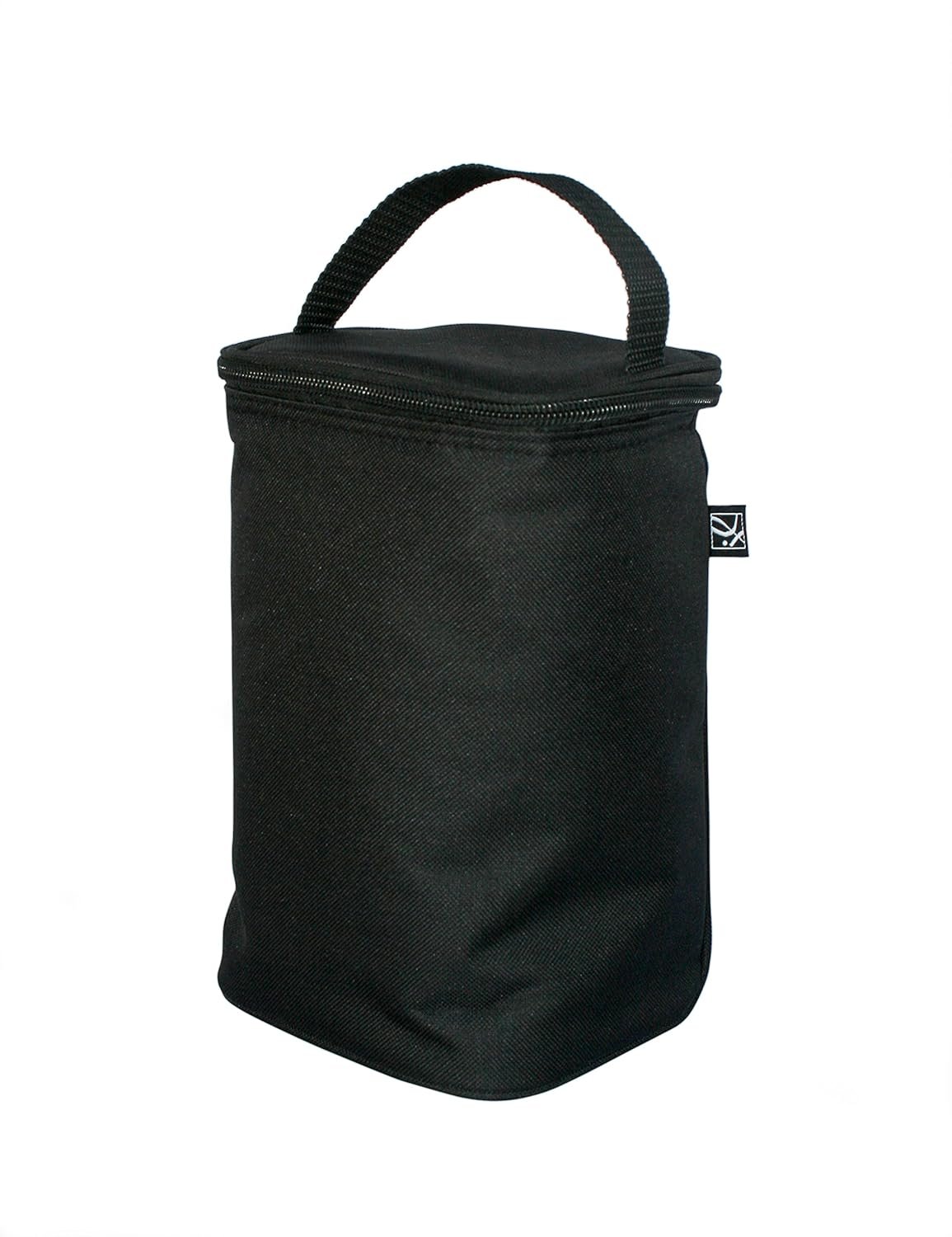 J.L. Childress TwoCOOL Breast Milk Cooler Travel Bag – Insulated Baby Bottle Storage Bag, Portable Organizer Pack for Breast Milk, Use for Daycare or On The Go, Fits 2-4 Bottles – Black