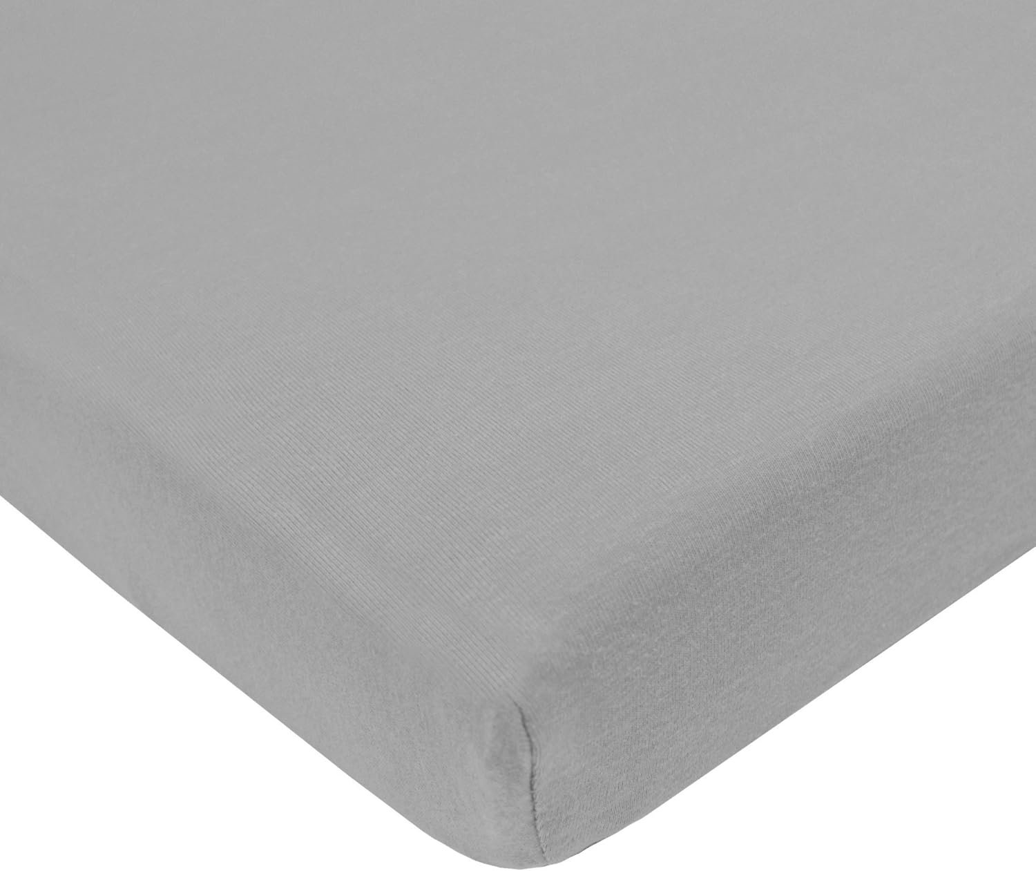 American Baby Company 100% Natural Cotton Fitted Mini Crib Sheet 38″ x 24″ – Soft & Breathable Small Nesting Portable Crib Sheet, Fits Pack N Play Mattresses, Ash Gray, for Boys & Girls