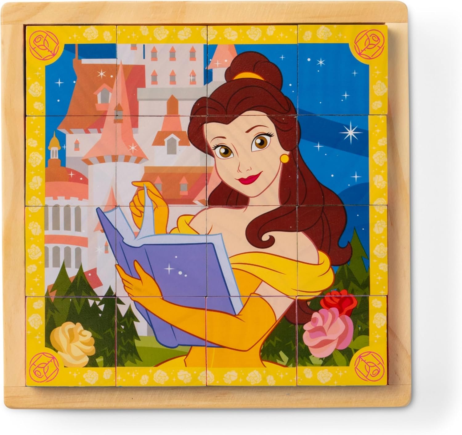 Melissa & Doug Disney Princess Wooden Toy Cube Puzzle Blocks for Boys and for Girls 3+ – FSC Certified