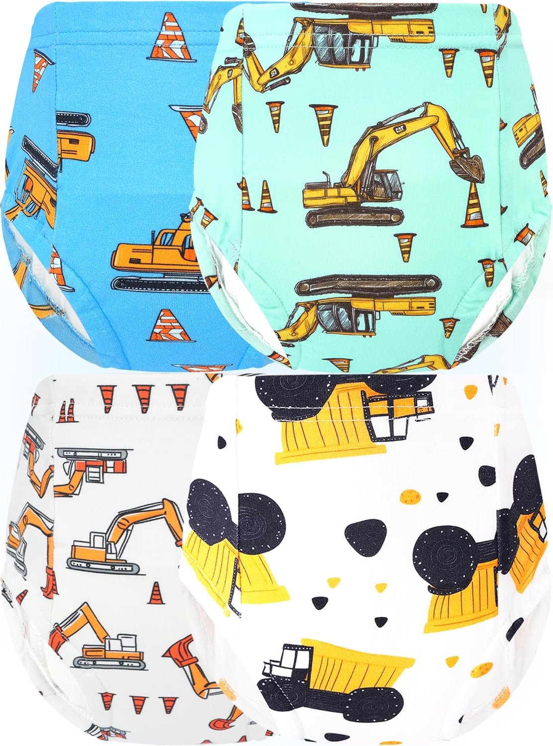 Boys Potty Training Underwear Pee Pants Cotton Absorbent Leak-resistant 4 Pack For 18m 24m 2t 3t 4t 5t 6 7 8 10