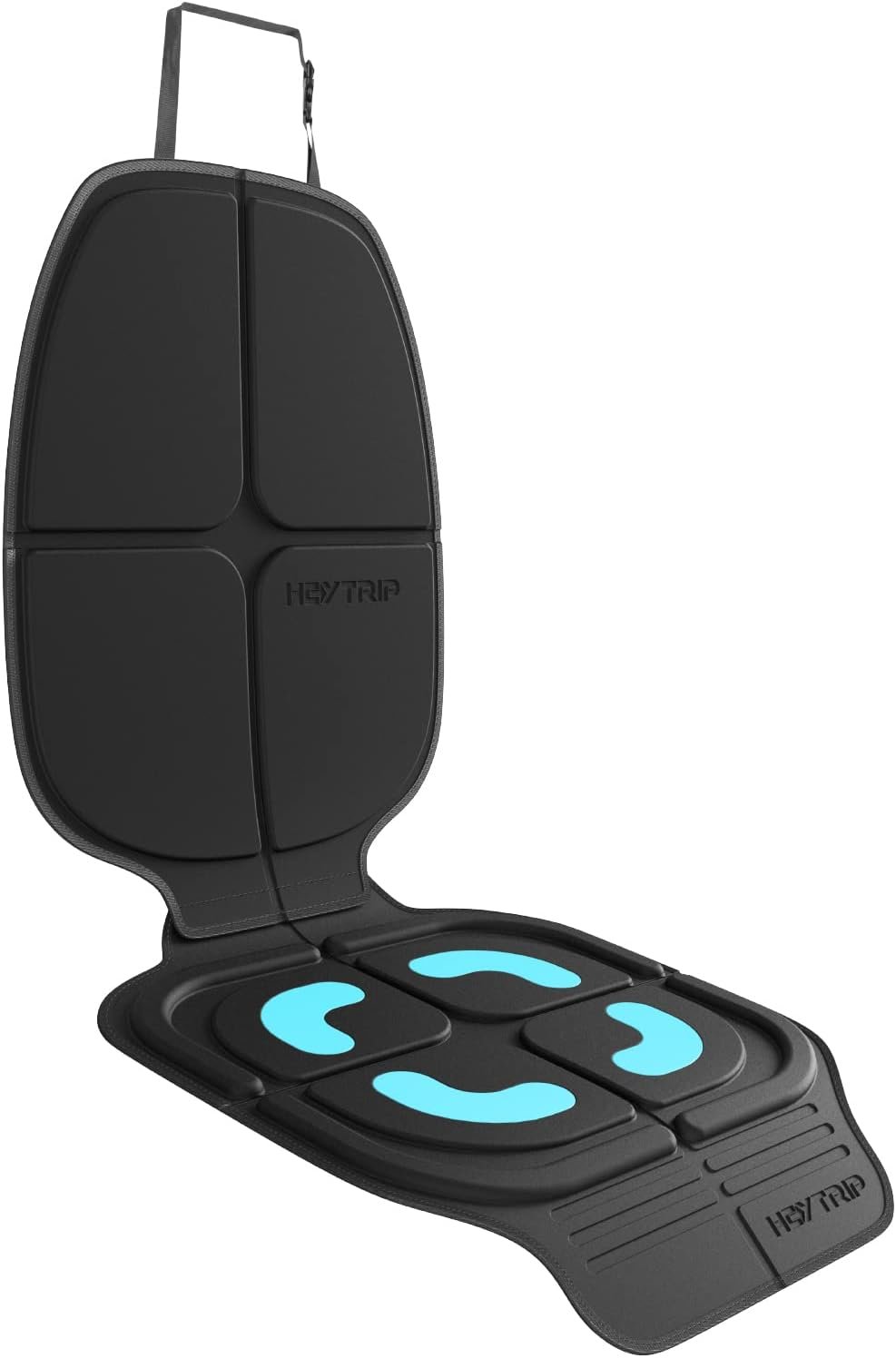 HEYTRIP Car Seat Protector, Rear-Facing/Forward-Facing, for 0~12 Years Old Children, Waterproof, Easy Cleanup, Non-Slip, Fit Most Car Seats(Black Blue)