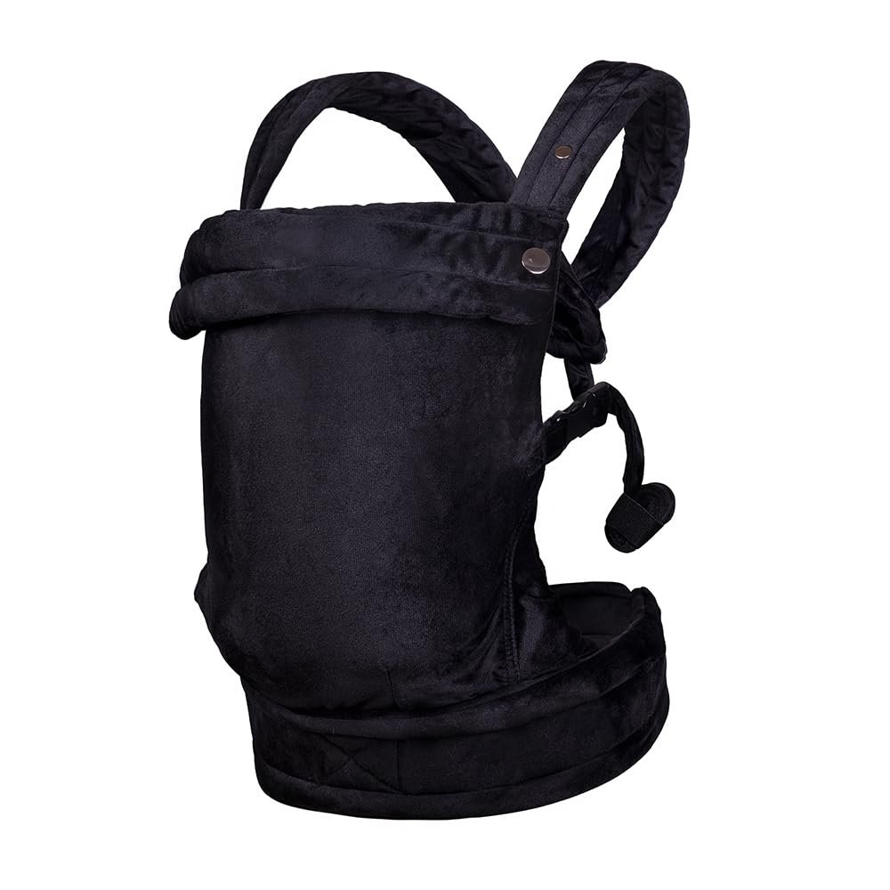 ·NEST BLANCHE· Baby Carrier for Newborn to Toddler, Ergonomic Backpack Design, Front and Back Facing Options, Black