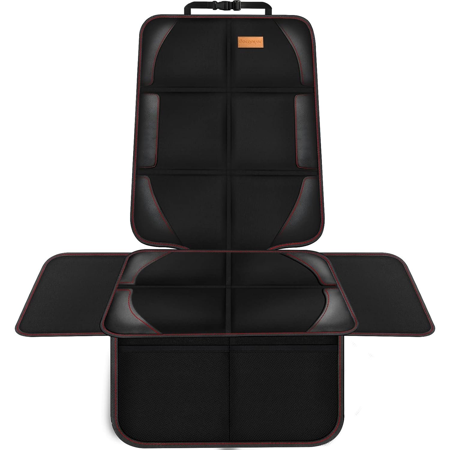 Bacgnyer Car Seat Protector, 1 Pack, Thickest Padded 600D Fabric Padding, Waterproof, Durable, Anti Slip Backing, Child Seat Protection, Suitable for Babies, Toddlers, Children