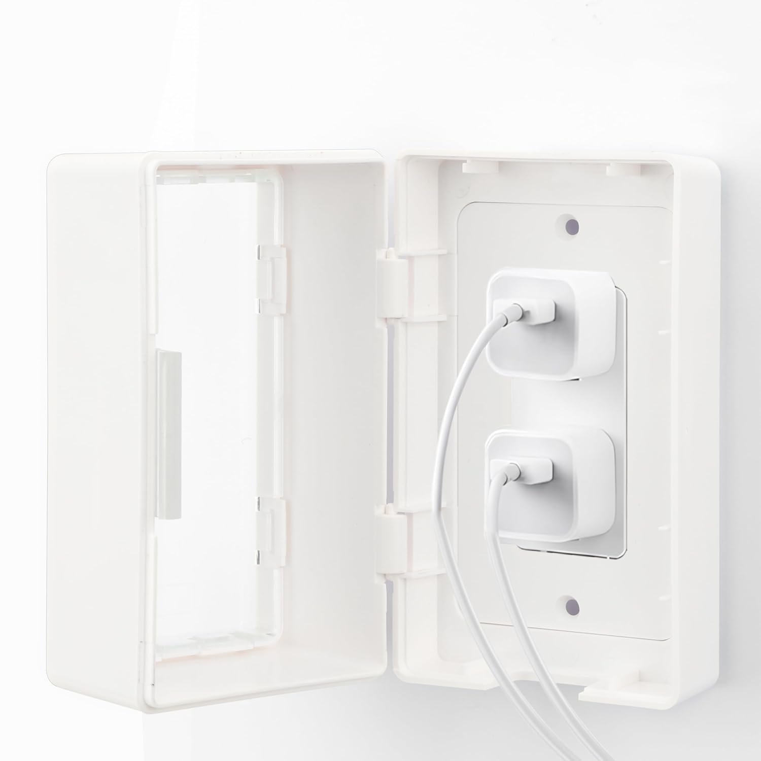 Bates- Baby Safety Outlet Cover Box, Locking Baby Proof Outlet Covers, Locking Plug Covers for Electrical Outlets