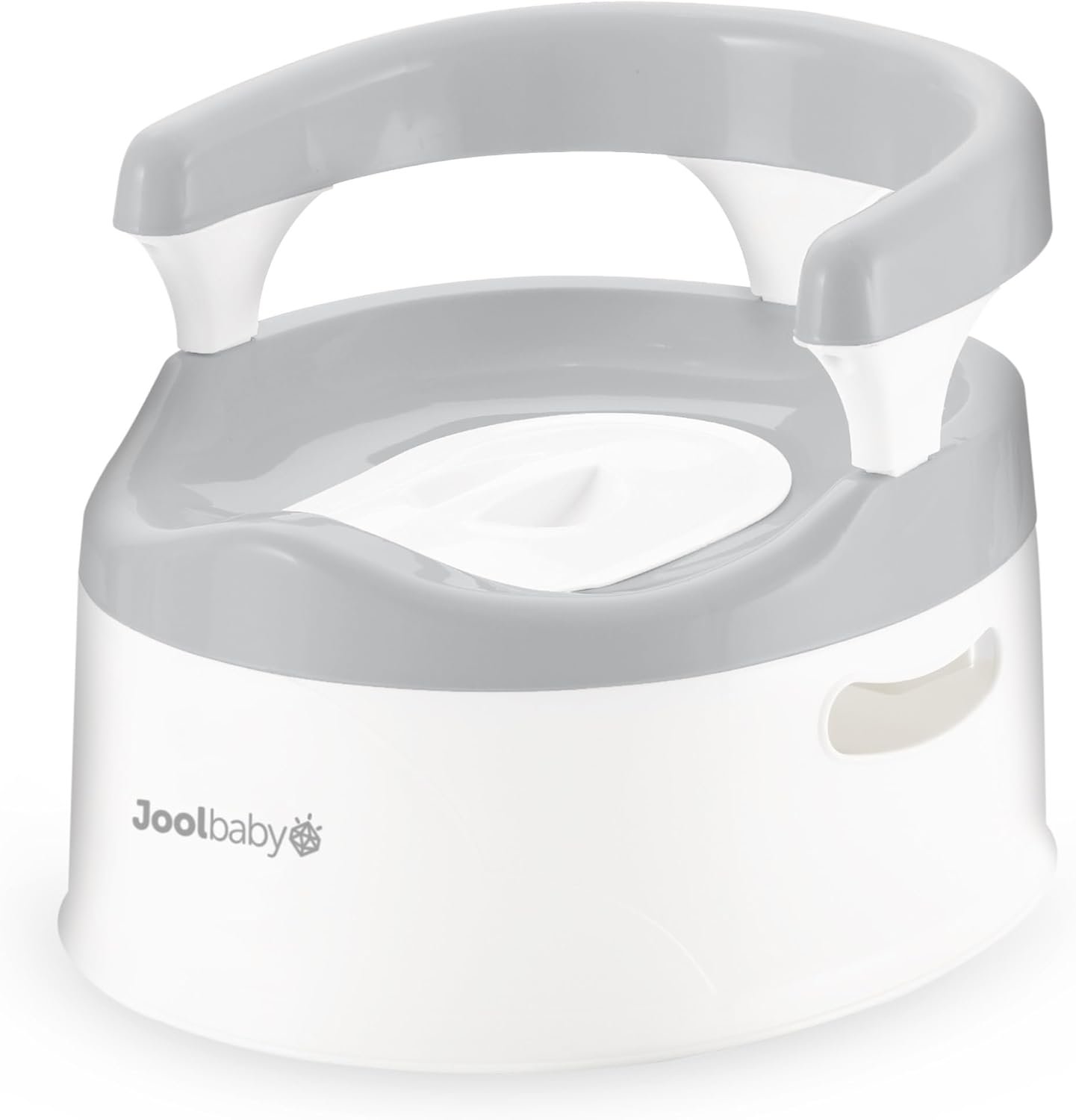 Jool Baby Potty Chair for Toddler Toilet Training – Splash Guard & Back Support (Gray)