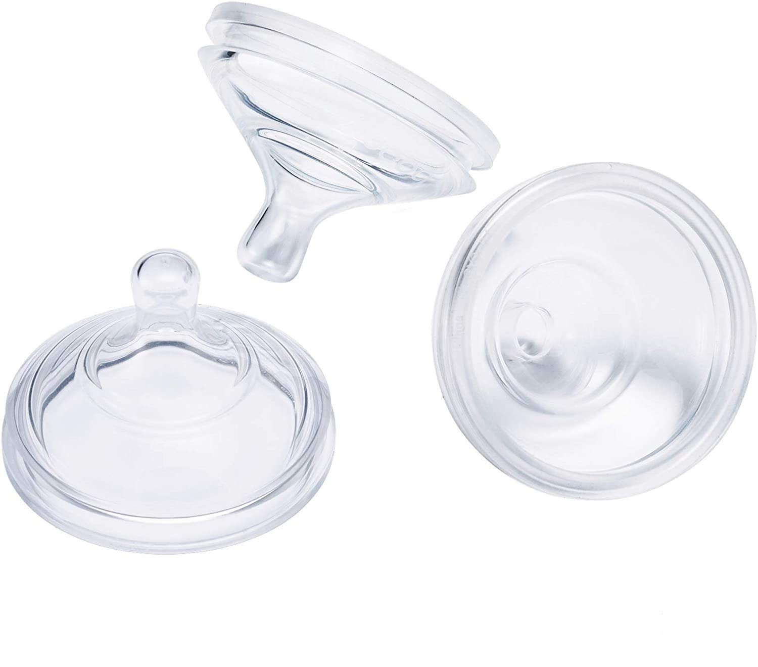 Boon Nursh Silicone Baby Bottle Nipples – Bottle Nipples for Boon Nursh Baby Bottles – Baby Bottle-Feeding Supplies – Fast Flow Baby Bottle Nipples – 3 Count