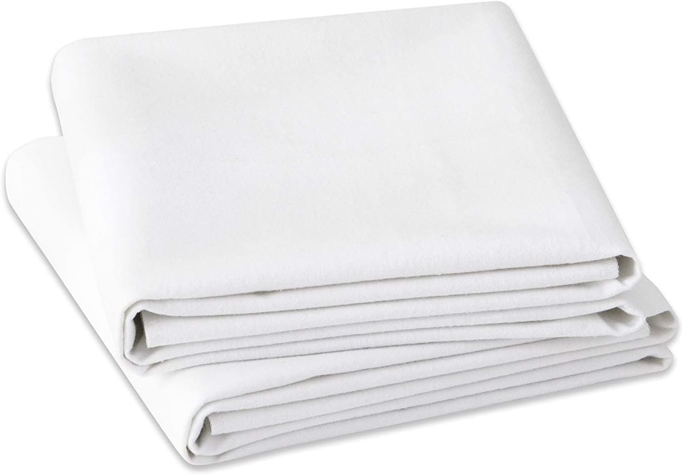 Flannel Protector Pad，100％ Waterproof Mattress Protector Pad, One Size, 34″ X 54″-2Pack