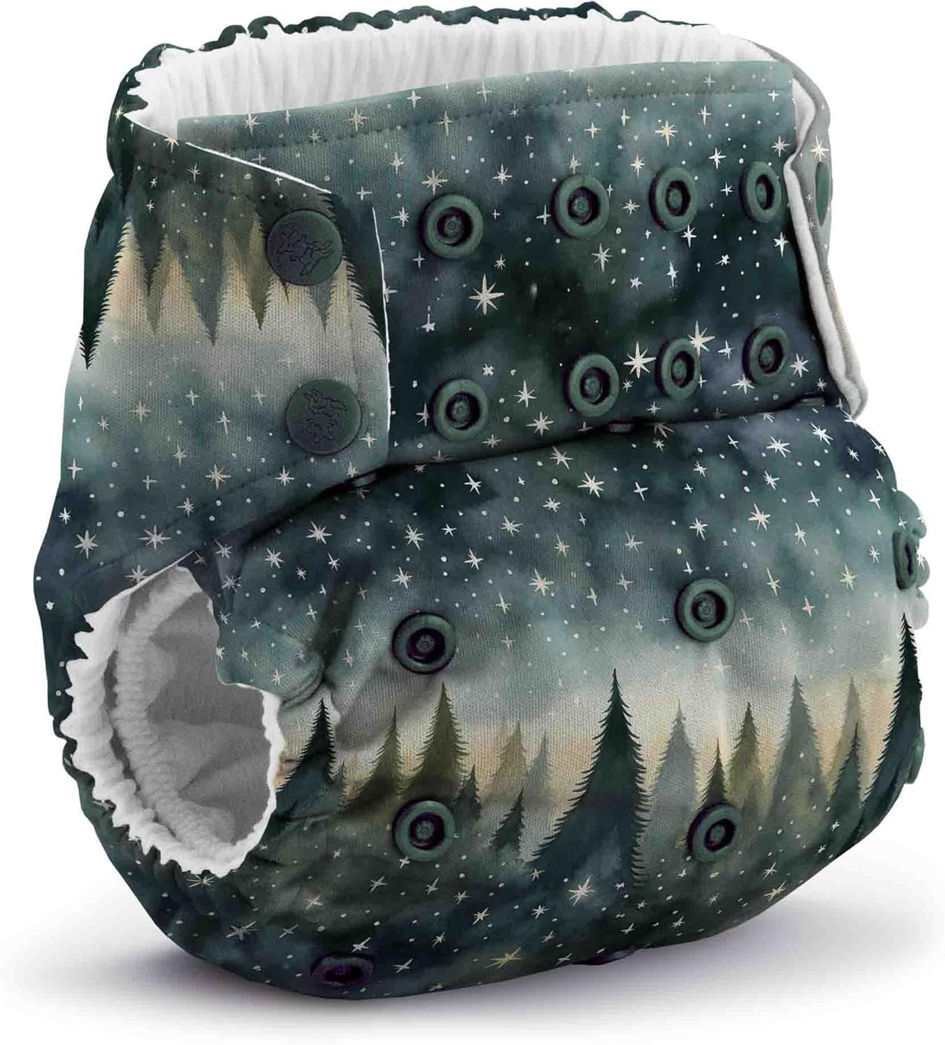 Kanga Care Rumparooz G3 AWJ Cloth Diaper Reusable One Size Pocket Diaper Patented Inner Double Gusset 2 pcs Microfiber Insert Soaker (6-55+ lbs) – Stargazing