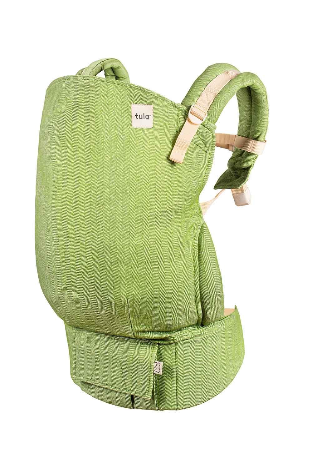 Baby Tula Linen Toddler Carrier 25-60 lbs, Adjustable Ergonomic Carrier w/Multiple Front & Back Carry Positions – Plant-Based Fabric – Supportive, Hypoallergenic, Breathable Design – Basil