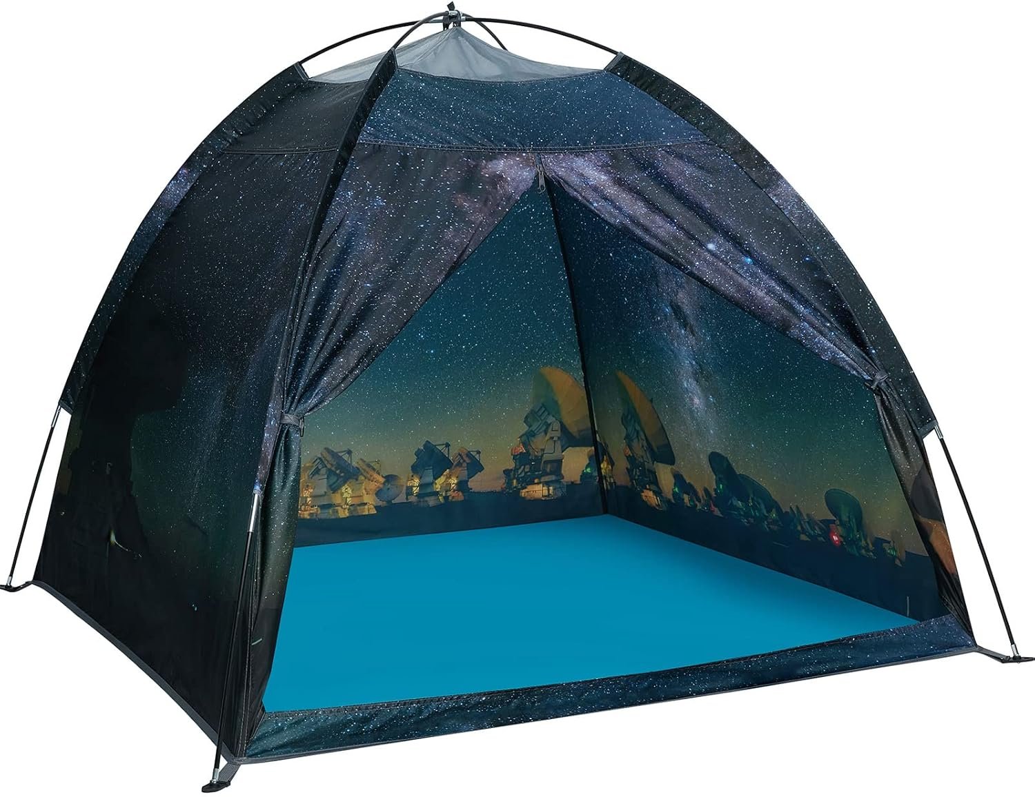 Mnagant Kids Play Tent-61”x61”x45”Imaginative Play Popup Tent Space World Tent for Kids Indoor/Outdoor Fun-Kids Galaxy Dome Tent Playhouse for Boys and Girls,Perfect Kid’s Gift
