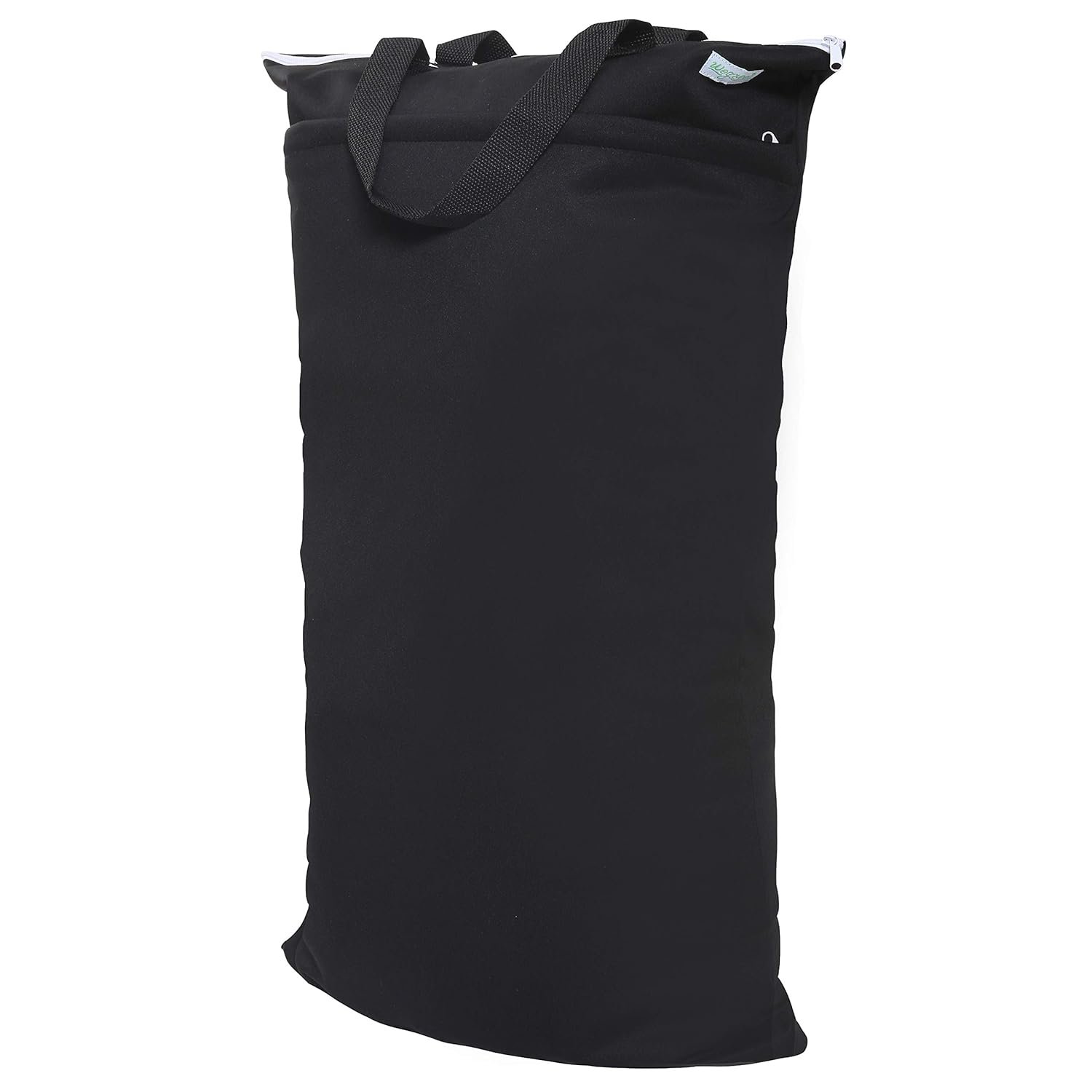 wegreeco Large Reusable Hanging Wet Dry Cloth Diaper Bag (Black)