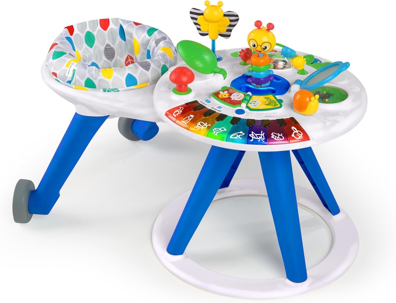 Baby Einstein Around We Grow 4-in-1 Walker, Discovery Activity Center and Table, Age 6 Months and up