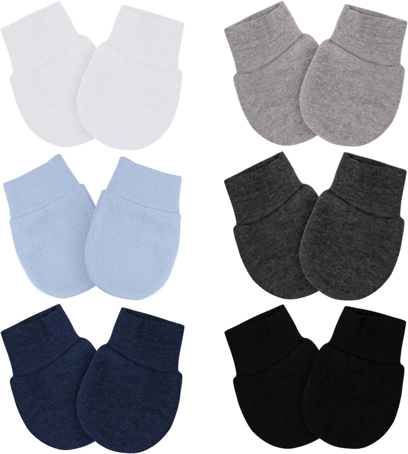 Baby Mittens No Scratch Mittens Infant Soft Gloves Mittens for 0-6 Months Boys Girls