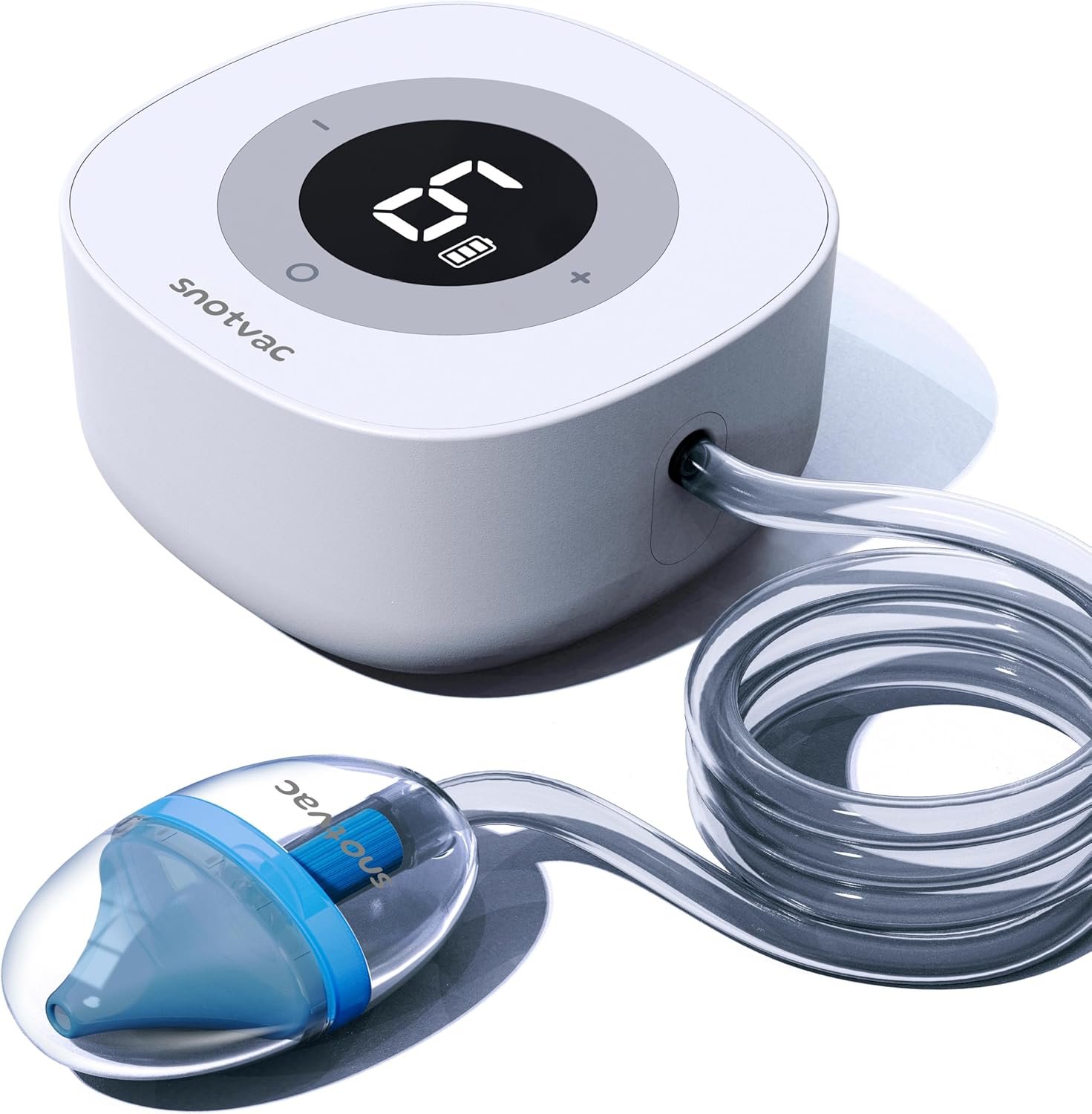 Electric Nasal Aspirator for Baby – Advanced Hospital Grade 10X Suction – Rechargeable Nose Sucker Snot Booger Cleaner for Newborn Infant Toddler Kids & Adults