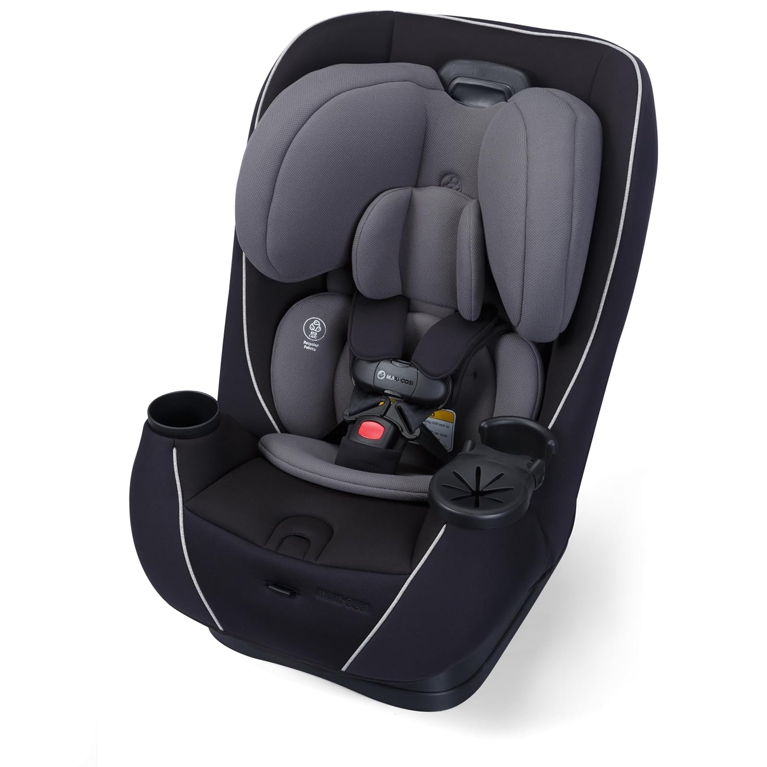Maxi-Cosi Pria Max+ All-in-One Baby Convertible Car Seat, Rear Facing, Forward Facing Car Seat, Toddler Booster, Easy Latch Install, Magnetic Buckle, Adjustable Harness, Cup Holders, Sea Shadow