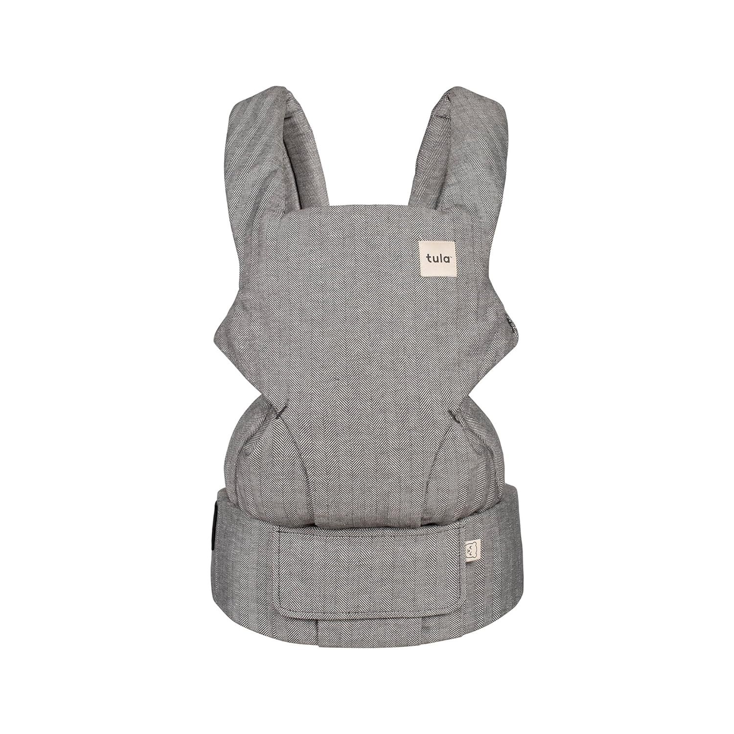 Baby Tula Explore Carriers – Breathable Baby Carrier Newborn to Toddler – Adjustable Toddler Carrier – Multiple Ergonomic Positions Front and Back – Ergonomic Fit for 7-45 lb – Linen, Ash