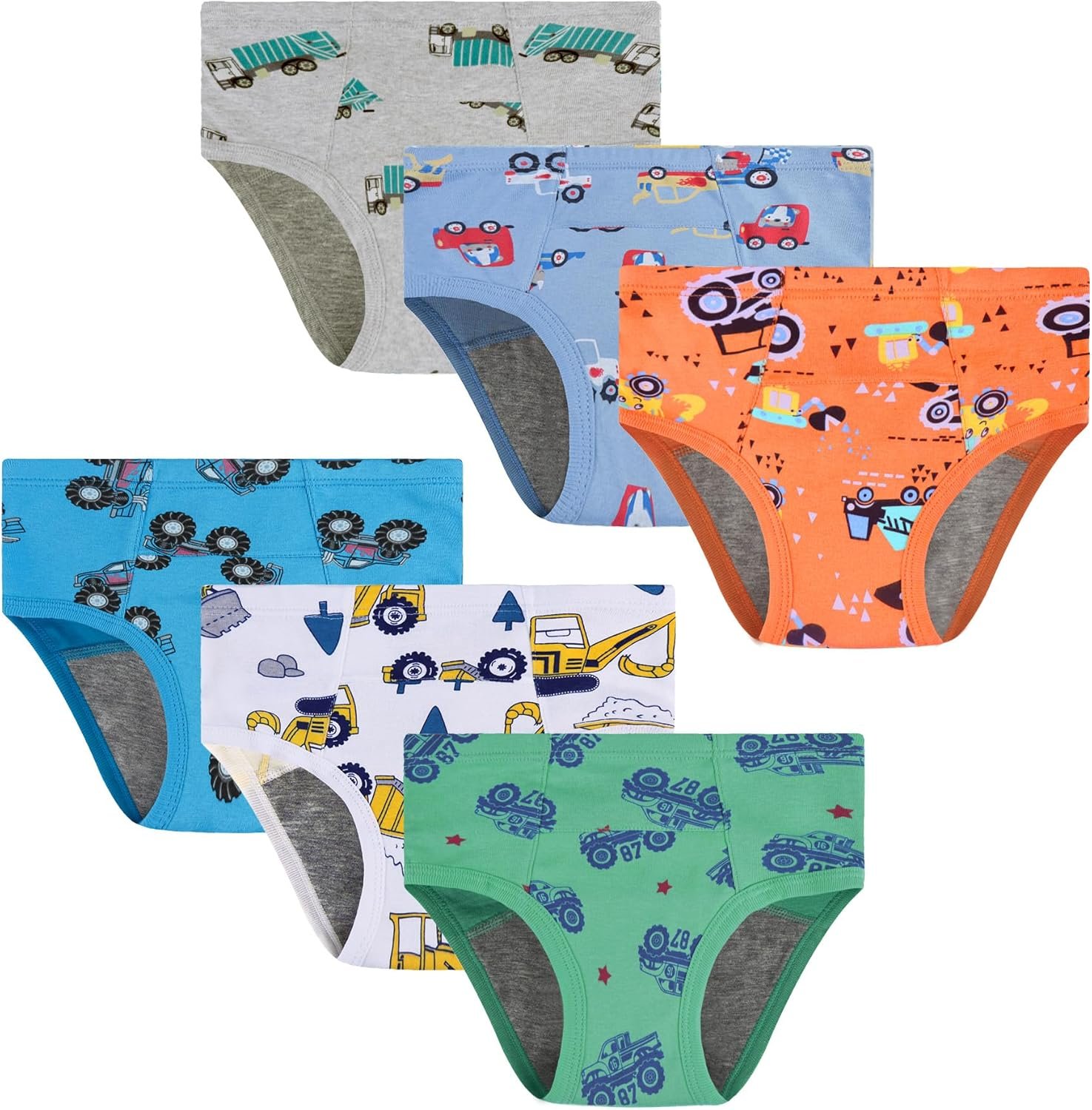 Boboking Boys Training Toddler Underwear Truck Potty Briefs For Boys