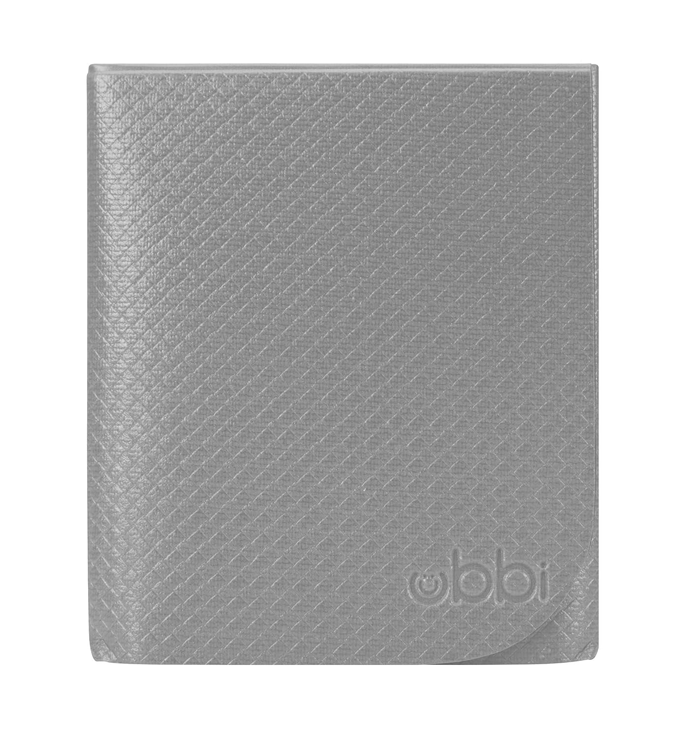 Ubbi On-the-Go Diaper Changing Baby Mat, Soft and Comfortable Diaper Bag Accessory Must Have for Newborns, Easy to Clean, Portable Folding Pad, Baby Traveling Accessories, Gray